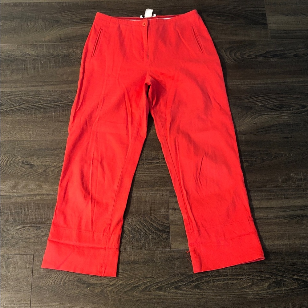 Women’s Vintage Cropped Dress Pants & Trousers 93 cotton 7 spandex.